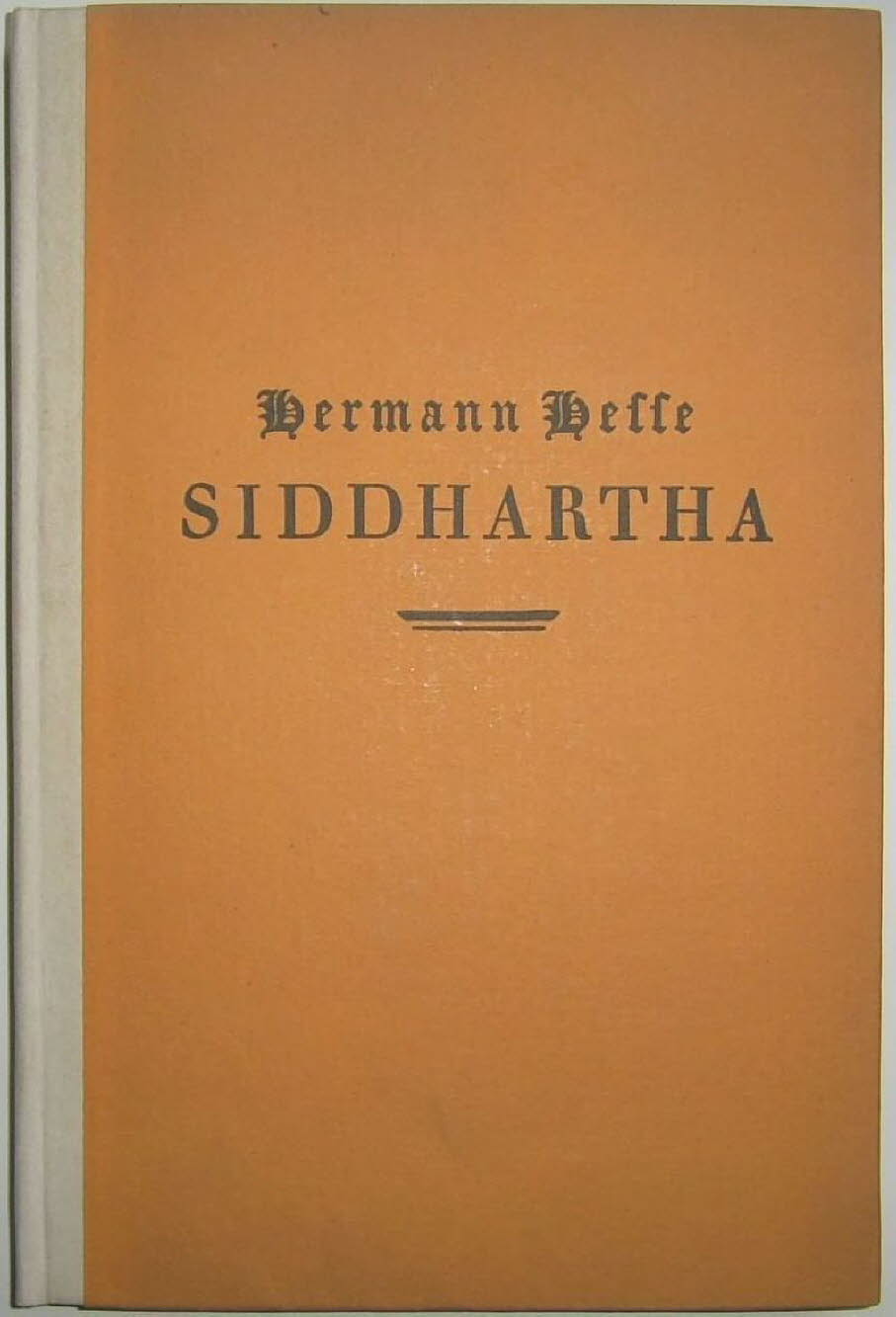 Erstauflage von 1922: Der Roman „Siddhartha“ schrieb Herman Hesse nach einem Besuch in Indien, Indonesien und Sri Lanka. Siddhartha ist ein Roman von Hermann Hesse aus dem Jahr 1922, der sich mit der spirituellen Reise der Selbstfindung eines Mannes namen,