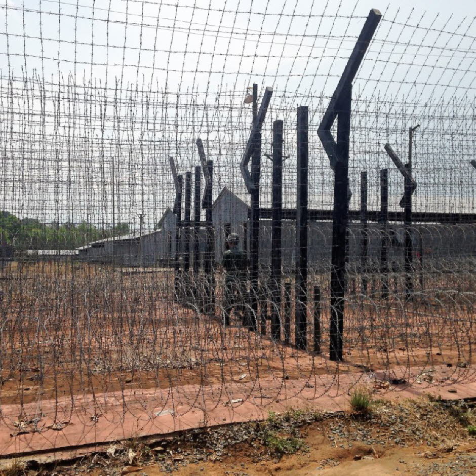 Umzäunung Kokosnuss-Gefängnis Phu Quoc 