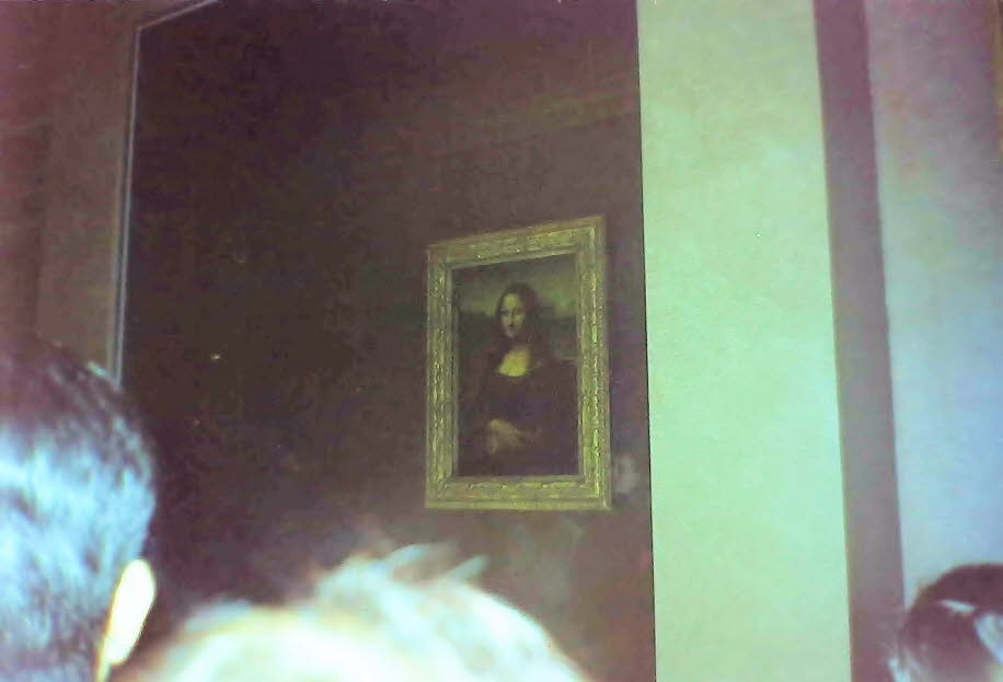 Mona Lisa von Leonardo da Vinci aus der Hochphase der italienischen Renaissance Anfang des 16. Jahrhunderts im Louve.