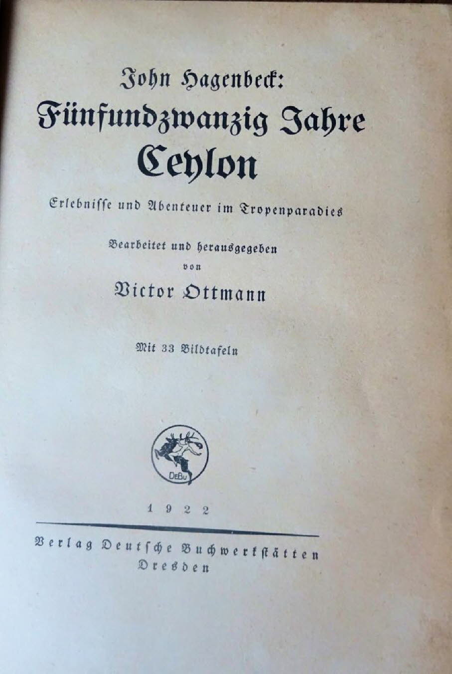 Das Werk ist kolonial geprägt, weil Perspektive: Es ist aus der Sicht eines europäischen Kolonisten geschrieben. Hagenbeck bezeichnet sich selbst als „populärster deutscher Kolonist im fernen Südosten“.Darstellung: Die Insel wird exotisiert – als „Naturwu