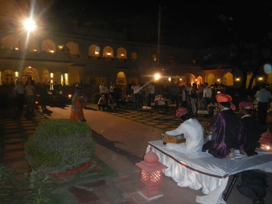 Fest im Palasthotel in Rajasthan 