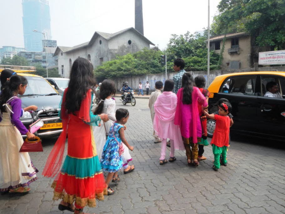 Straßenszene in Mumbai 