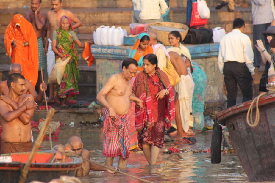 Varanasi: Morgen auf dem Ganges