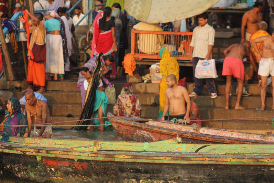 Varanasi: Morgen auf dem Ganges