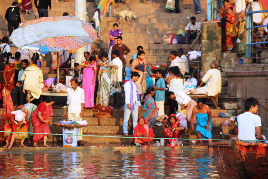 Varanasi: Morgen auf dem Ganges