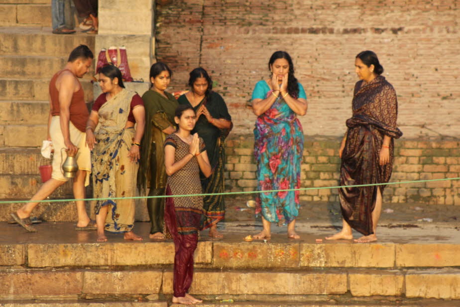 Varanasi Morgen auf dem Ganges 