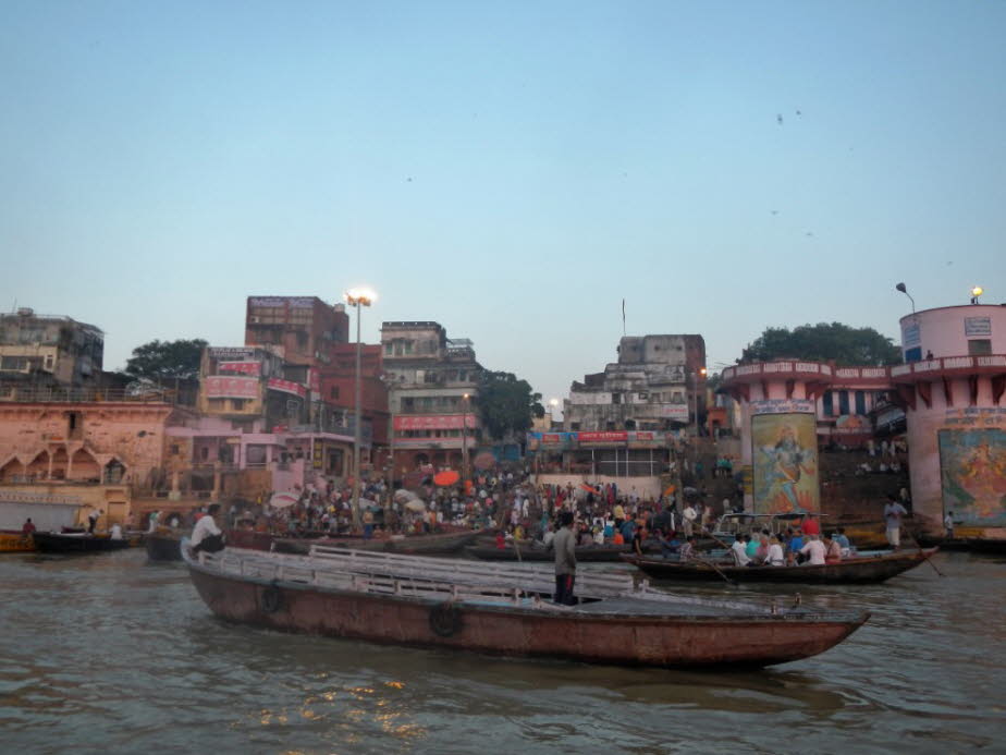 Varanasi: auf dem Ganges