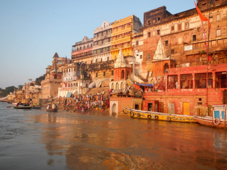 Varanasi: auf dem Ganges