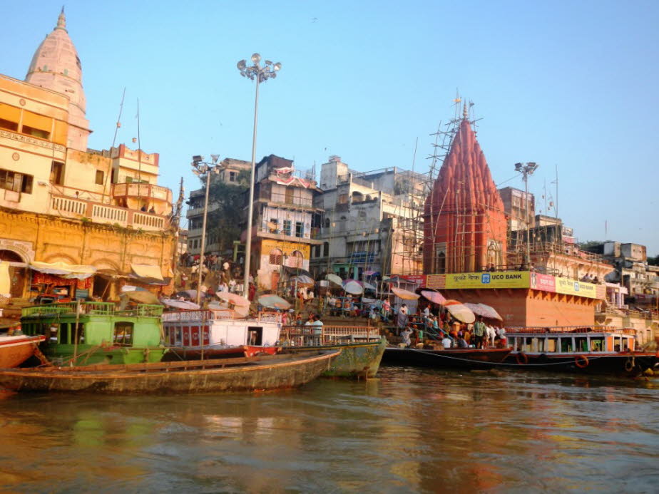 Varanasi: auf dem Ganges