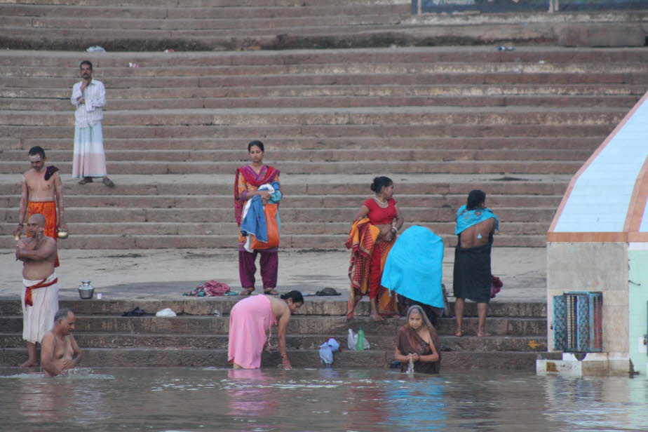 Varanasi Morgen auf dem Ganges 