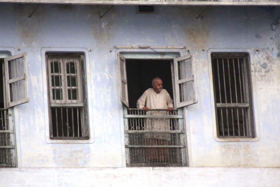 Bewohner in der Altstadt von Varanasi