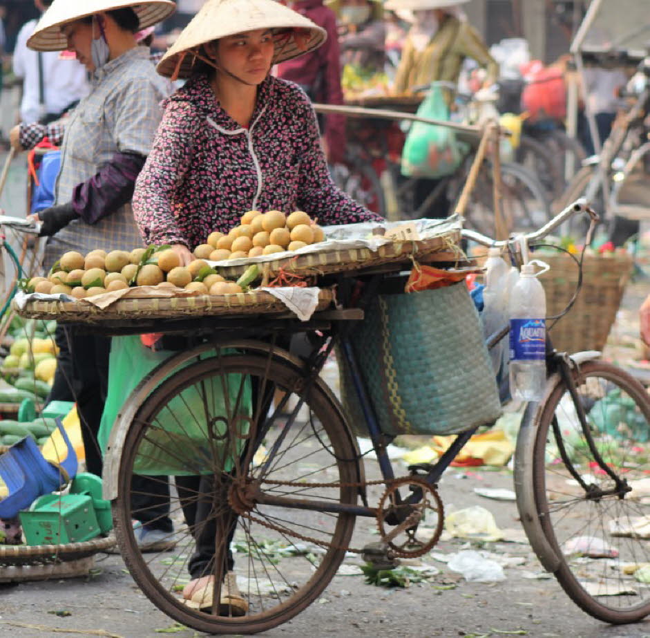 Dong Xuan Markt in Hanoi