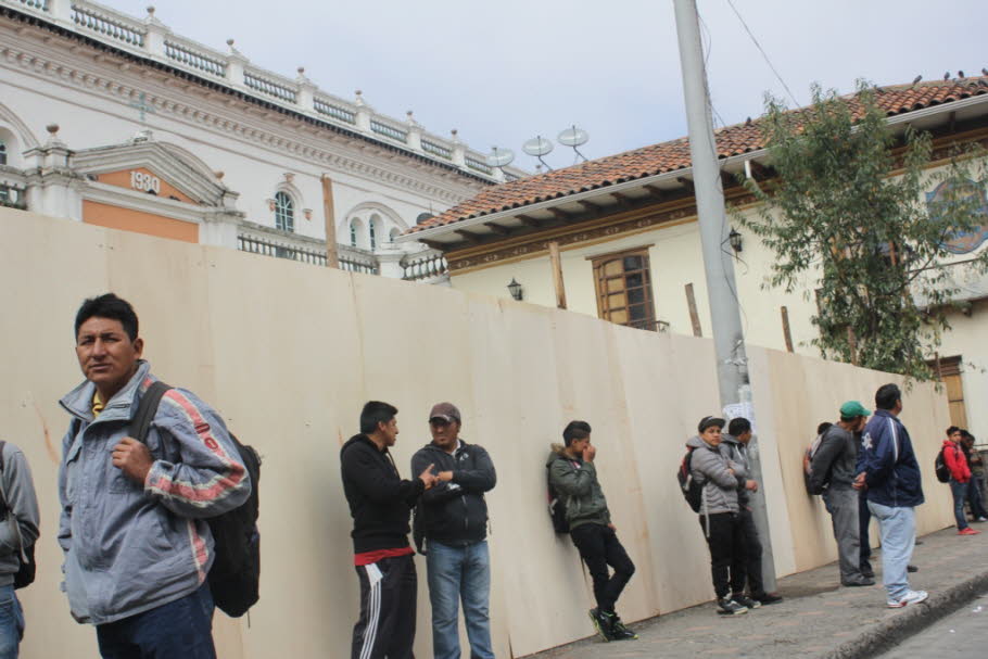 Cuenca Arbeit suchende Männer