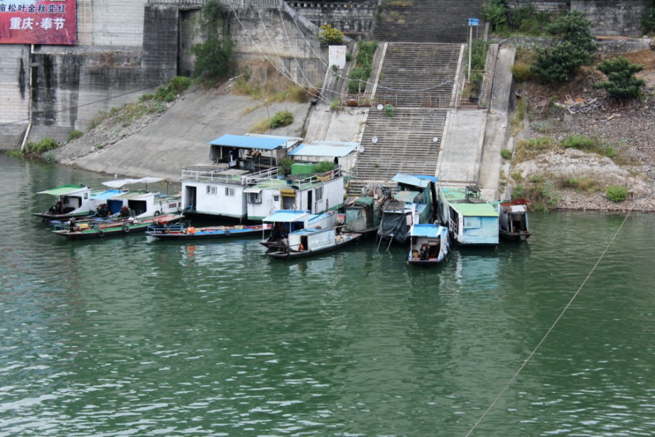 Boote am Yangtze
