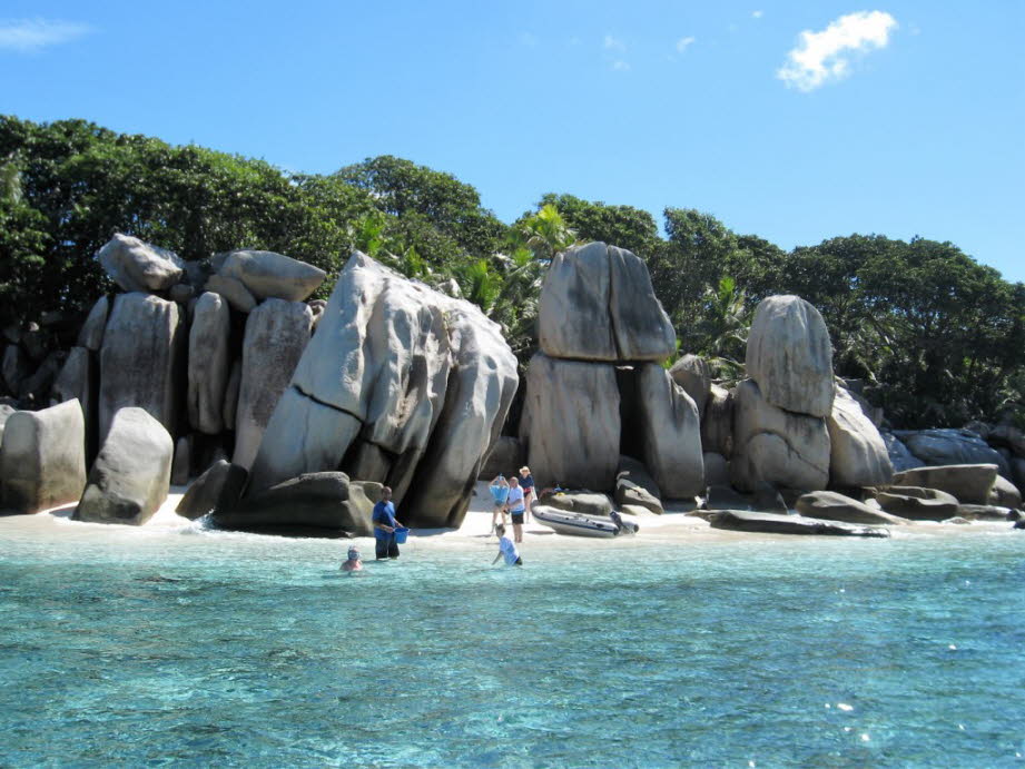 Strand auf Praslin