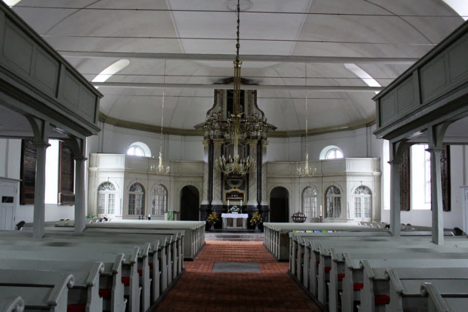 weil die Kirchen hier besonders schön sind.