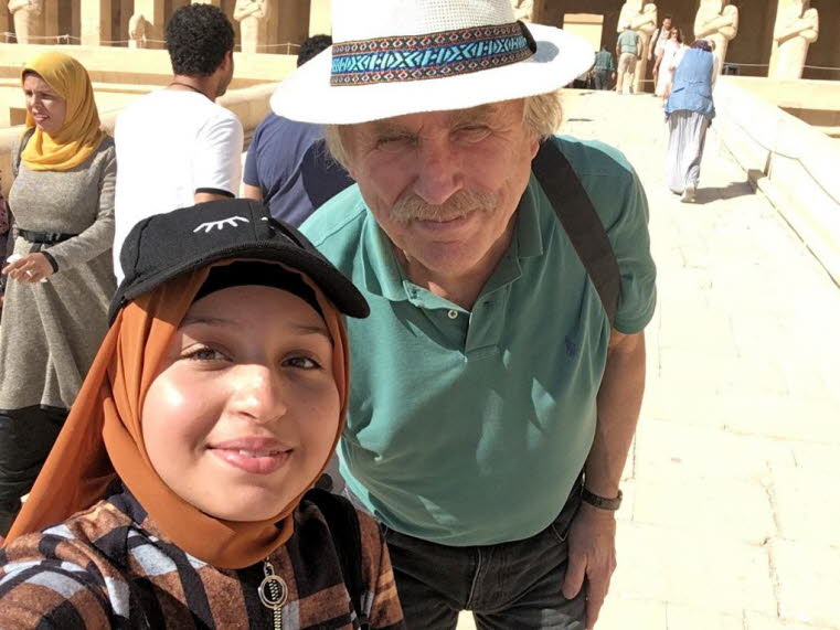 Immer wieder wurden wir von jungen Ägyptern für Fotos angesprochen: Die Pandemie hatte Europäer lange Zeit nicht nach Ägypten reisen lassen.