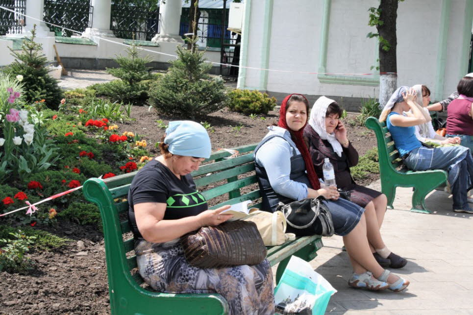 Menschen in Kiew