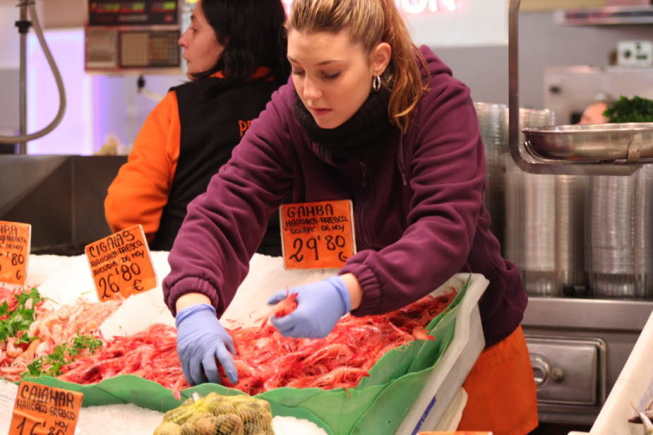 Fischmarkt  Markthalle de l'Olivar in Palma de Mallorca