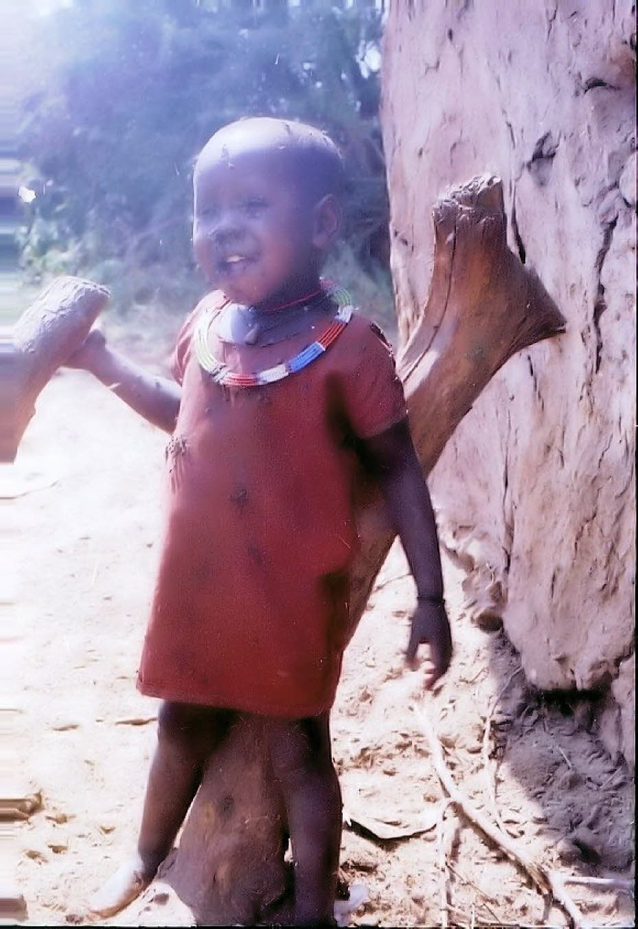 Ein Besuch in einem Massai-Dorf  in Kenia 1980
