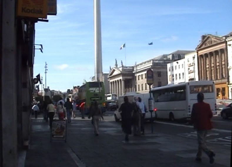 'Connell Street - Innenstadt von Dublin