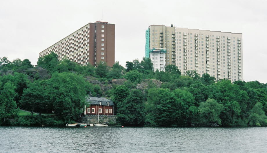 Schweden Stockholm Kontrast