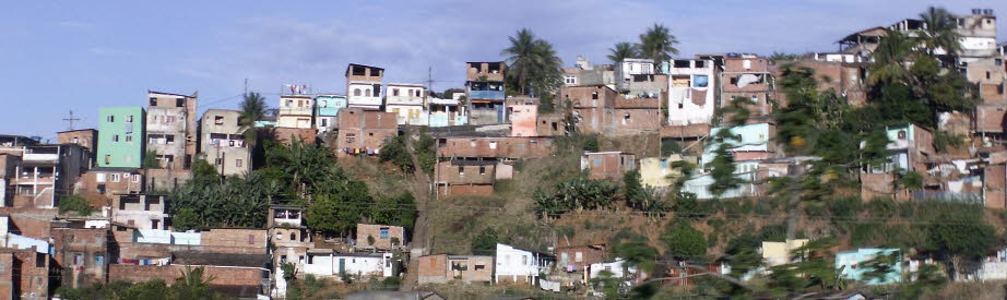 Favelas in Salvador da Bahia